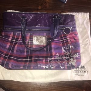 Coach Poppy Multi Color Bag